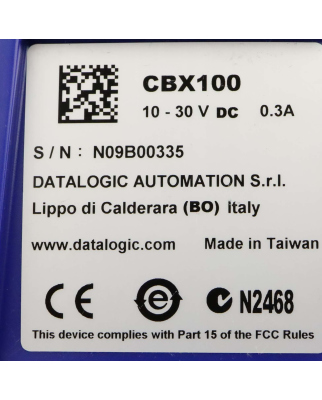 Datalogic Anschlussbox CBX100 GEB