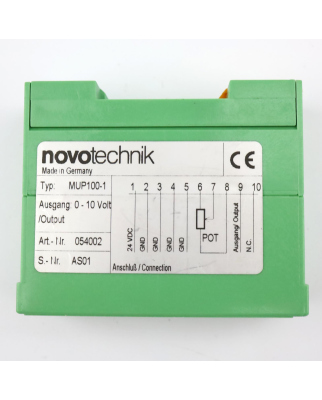 Novotechnik Messwertumformer MUP100-1 054002 GEB