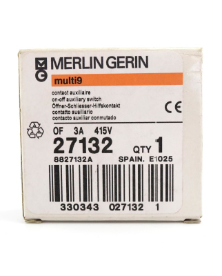 MERLIN GERIN Hilfsschalter multi9 27132 OVP