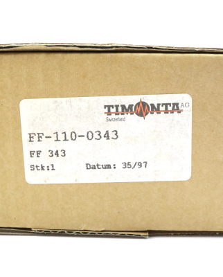 Timonta Netzfilter FF 343 FF-110-0343 OVP