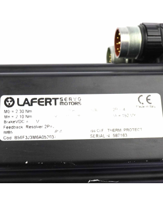 Lafert Servomotor B56F3J3M6A052037 GEB