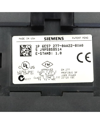 Simatic S7-200 PROFIBUS-DP Slave Modul 6ES7 277-0AA22-0XA0 E-Stand:01 GEB