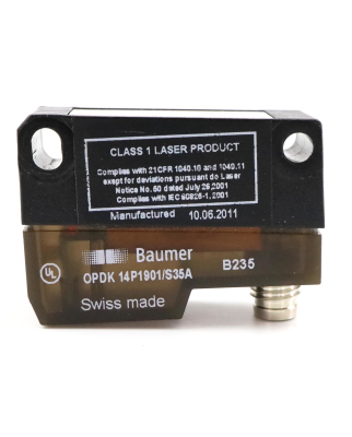 Baumer electric Reflexions-Lichtschranke OPDK 14P1901/S35A GEB