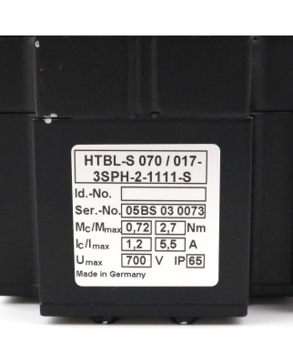 Bobolowski Servomotor HTBL-S 070/017-3SPH-2-1111-S NOV