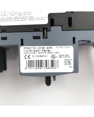 Siemens Starterkombination 3RA2110-1JH16-1AP0 OVP