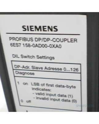 Simatic S7-300 DP158 6ES7 158-0AD00-0XA0 OVP