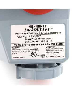MENNEKES Wandsteckdose ME 430MI7 64437ZD OVP