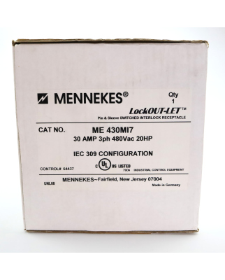 MENNEKES Wandsteckdose ME 430MI7 64437ZD OVP