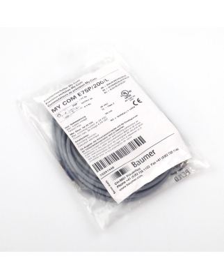 Baumer electric Präzisionsschalter MY COM E75P/200/L...
