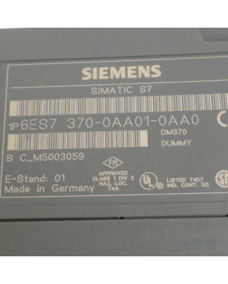 Simatic S7-300 SM370 6ES7 370-0AA01-0AA0 GEB