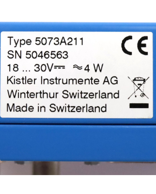 Kistler Ladungsverstärker 5073A211 GEB