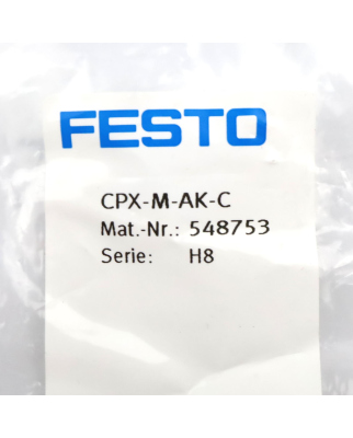 Festo Abdeckkappe CPX-M-AK-C 548753 OVP