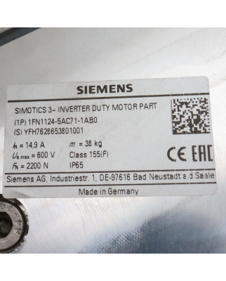 Siemens Simotics Primärteil für Linearmotor 1FN1124-5AC71-1AB0 NOV