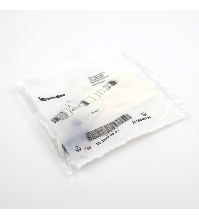 binder Stecker 768 99-3379-00-03 OVP