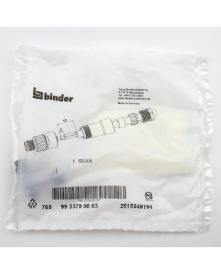 binder Stecker 768 99-3379-00-03 OVP