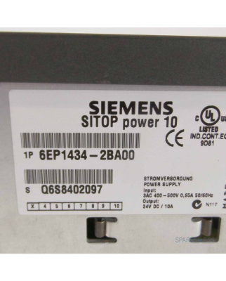 Simatic SITOP power 10 6EP1434-2BA00 GEB