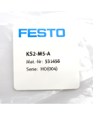 Festo Kupplungsstecker KS2-M5-A 531658 (2Stk.) OVP