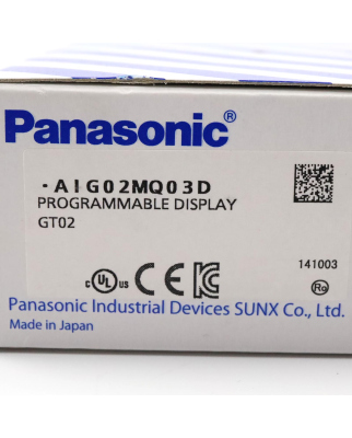Panasonic Programmable Display AIG02MQ03D GT02 OVP