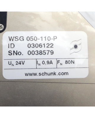 SCHUNK Universalgreifer WSG 050-110-P 0306122 OVP
