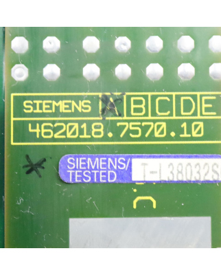 Siemens Baugruppe 462018.7570.10 462018.1907.00 Vers.A GEB