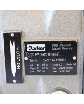 Parker Axialkolben-Pumpe PV016R1L1T1NMMC NOV