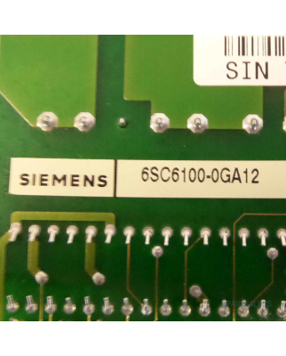 Siemens Simodrive 610 Stromversorgung 6SC6100-0GA12 REM