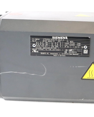 Siemens Synchronservomotor 1FT6064-6AC78-4EL0-Z Z=N05 NOV