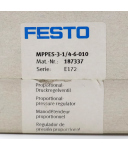 Festo Proportional-Druckregelventil MPPES-3-1/4-6-010 187337 OVP