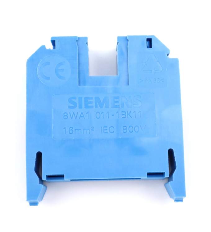 Siemens Durchgangsklemme 8WA1011-1BK11 blau Durchgangs-Reihenklemmen 