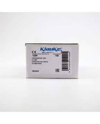 Klauke Pressverbinder KL16/8 123R (100Stk.) OVP
