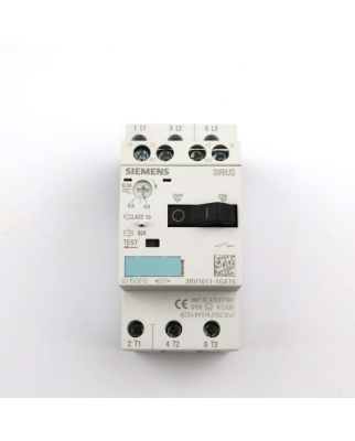 Siemens Leistungsschalter 3RV1011-1GA15 NOV