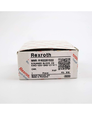Bosch Rexroth Kugelwagen CS R162281322 OVP