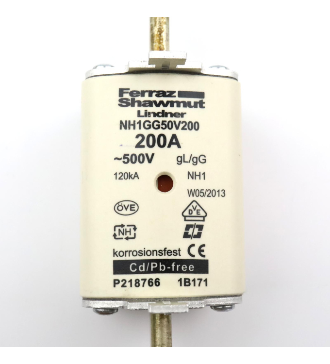 Ferraz-Shawmut Lindner NH1GG50V200 - Sicherungen 200A 500V (3Stk.) - Günstige Industrieersatzteile, 25,20