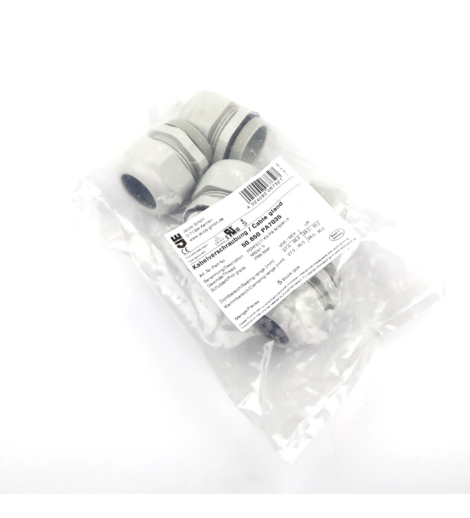 Jacob Kabelverschraubung 50.650 PA7035 M50x1.5 (5Stk.) OVP