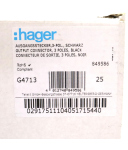 Hager Ausgangsstecker G4713 849586 (19Stk.) OVP