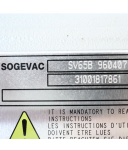 Leybold Sogevac Vakuumpumpe SV65B 960407 54m³/h/64m³/h 0,5mbar NOV
