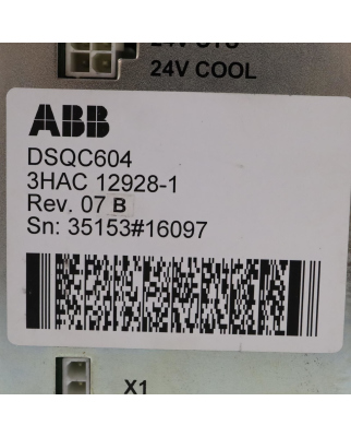 ABB / powerbox Power Supply DSQC604 3HAC12928-1 PBSE1027 Rev.07B GEB