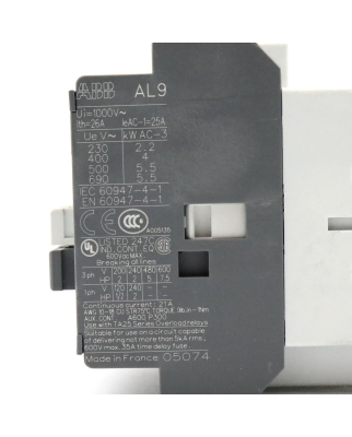 ABB Schütz AL9-30-01 24VDC GEB