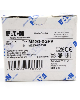 Eaton Schutzkragen M22G-XGPV 271610 OVP