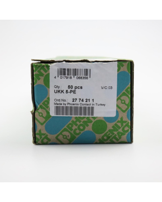 Phoenix Contact Durchgangsklemme UKK 5-PE 2774211 (36Stk.) OVP