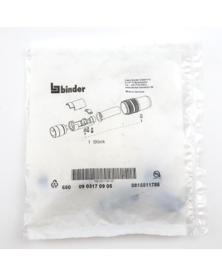 binder M16 Kabelstecker 09 0317 09 05 OVP