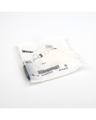 binder M8 Kabelstecker 99 3379 00 03 OVP