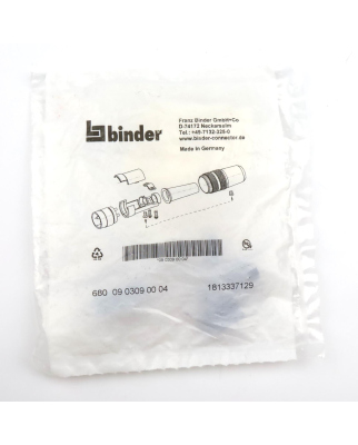 binder M16 Kabelstecker 09 0309 00 04 OVP