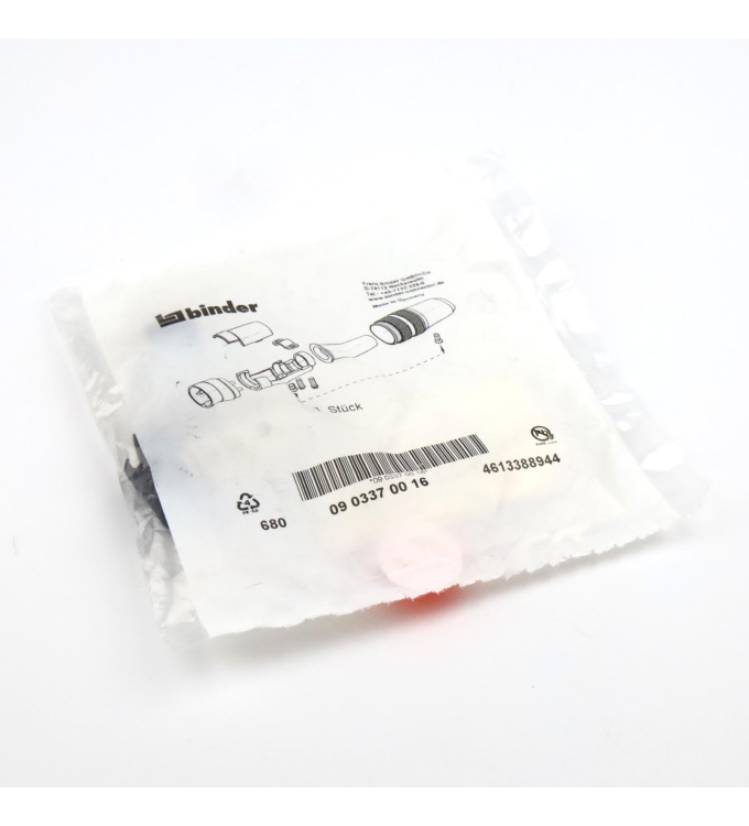 binder M16 Kabelstecker 09 0337 00 16 OVP