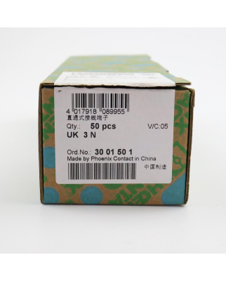 Phoenix Contact Durchgangsklemme UK 3 N 3001501 (9Stk.) OVP