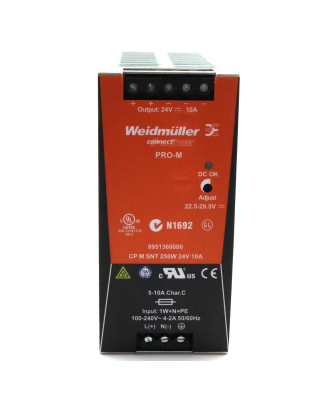 Weidmüller Stromversorgung CP M SNT 250W 24V 10A 8951360000 GEB