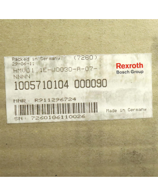 Rexroth Versorgungsgerät HMV01.1E-W0030-A-07-NNNN R911296724 OVP