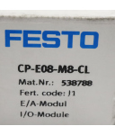 Festo Ein-/Ausgangsmodul CP-E08-M8-CL 538788 OVP