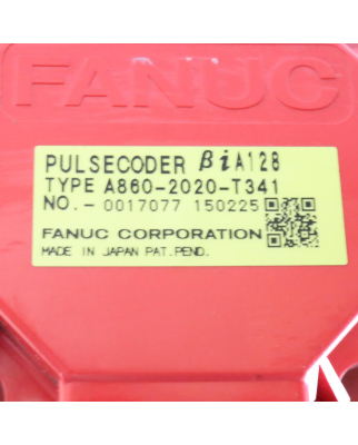 Fanuc AC-Servomotor 22/2000 A06B-0085-B804 NOV