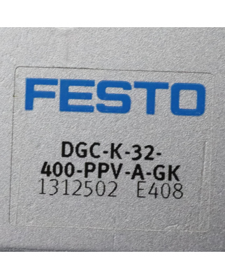 Festo Linearantrieb DGC-K-32-400-PPV-A-GK 1312502 NOV